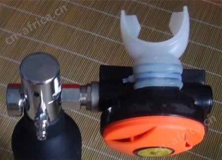 潜水应急气瓶 铝合金无缝气瓶0.45L 30MPA高压铝瓶