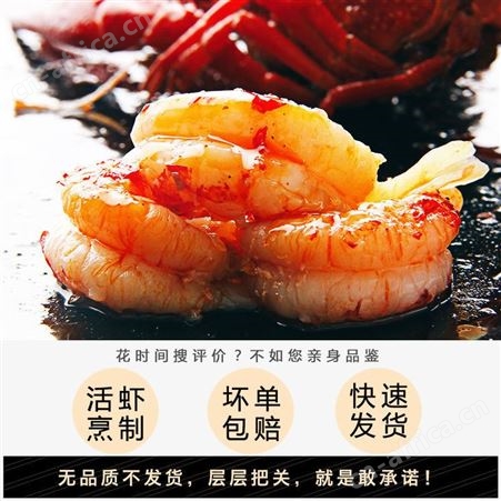 麻辣小龙虾香辣十三香蒜香蓉味活虾秘制大号小龙虾尾球加热即熟食挺值