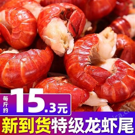 小龙虾尾虾无冰衣价龙虾冷冻麻辣香辣小龙虾球大号冷冻挺值