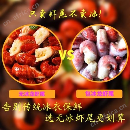 小龙虾尾冷冻生鲜特大号龙虾球大鲜活鲜冻新鲜无冰衣10斤整箱