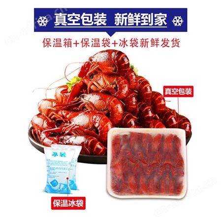 麻辣小龙虾香辣十三香蒜香蓉味活虾秘制大号小龙虾尾球加热即熟食挺值