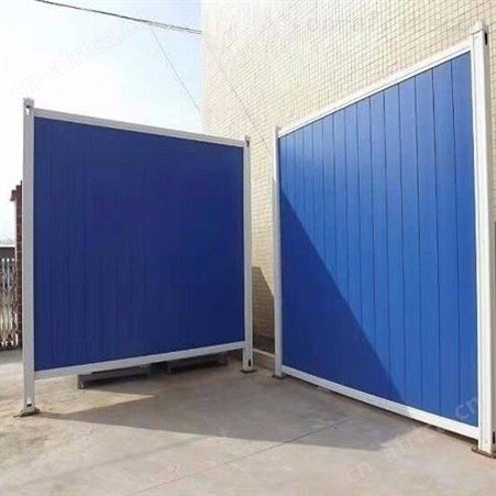 现场施工围栏 上海彩钢围挡 工地施工防护挡