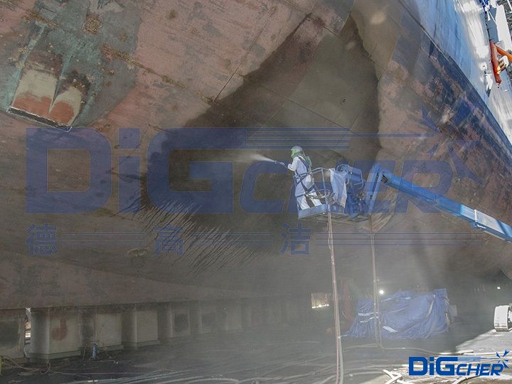 船舶超高压水除锈