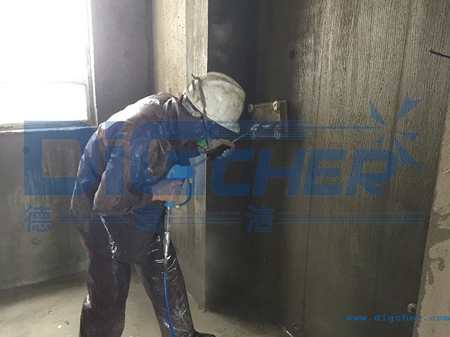 高压水拉毛工艺